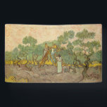 Vincent van Gogh - Women Picking Olives Banner<br><div class="desc">Women Picking Olives / The Olive Orchard - Vincent van Gogh,  1889</div>