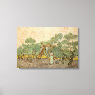 Vincent van Gogh - Women Picking Olives Canvas Print