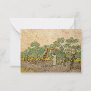 Vincent van Gogh - Women Picking Olives Card