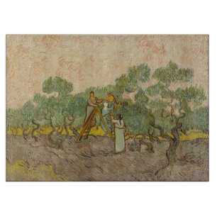 Vincent van Gogh - Women Picking Olives Cutting Board
