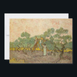 Vincent van Gogh - Women Picking Olives Invitation<br><div class="desc">Women Picking Olives / The Olive Orchard - Vincent van Gogh,  1889</div>