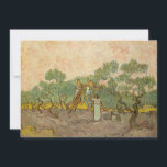Vincent van Gogh - Women Picking Olives Invitation<br><div class="desc">Women Picking Olives / The Olive Orchard - Vincent van Gogh,  1889</div>