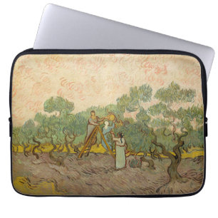 Vincent van Gogh - Women Picking Olives Laptop Sleeve