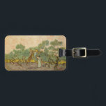 Vincent van Gogh - Women Picking Olives Luggage Tag<br><div class="desc">Women Picking Olives / The Olive Orchard - Vincent van Gogh,  1889</div>