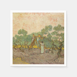 Vincent van Gogh - Women Picking Olives Napkin