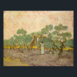 Vincent van Gogh - Women Picking Olives Photo Print<br><div class="desc">Women Picking Olives / The Olive Orchard - Vincent van Gogh,  1889</div>