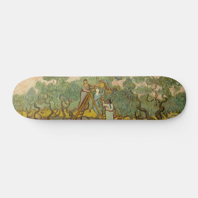 Vincent van Gogh - Women Picking Olives Skateboard (Horz)