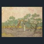 Vincent van Gogh - Women Picking Olives Tablecloth<br><div class="desc">Women Picking Olives / The Olive Orchard - Vincent van Gogh,  1889</div>