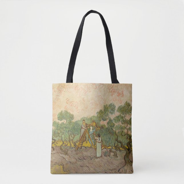 Vincent van Gogh - Women Picking Olives Tote Bag (Front)