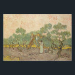Vincent van Gogh - Women Picking Olives Wrapping Paper Sheet<br><div class="desc">Women Picking Olives / The Olive Orchard - Vincent van Gogh,  1889</div>