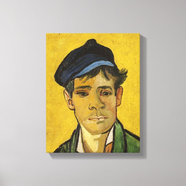 Vincent van Gogh | Young Man with a Hat, 1888 Canvas Print (Front)
