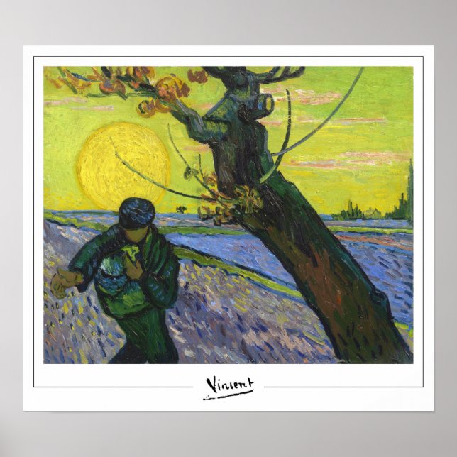 Vincent Van Gogh Zedign Art Poster #18-3 (Front)