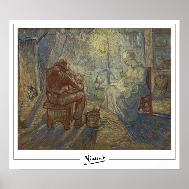 Vincent Van Gogh Zedign Art Poster #26-2 II  (Front)
