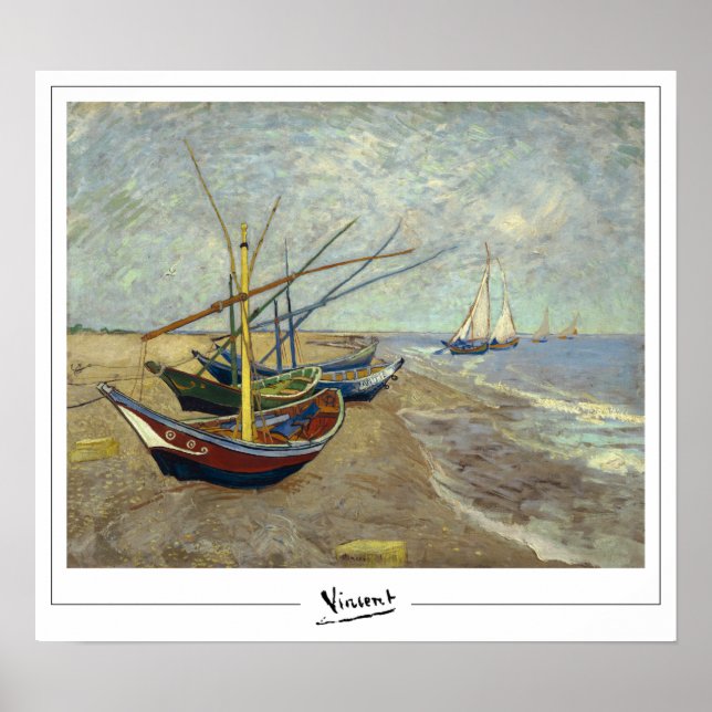 Vincent Van Gogh Zedign Art Poster #38-2 (Front)
