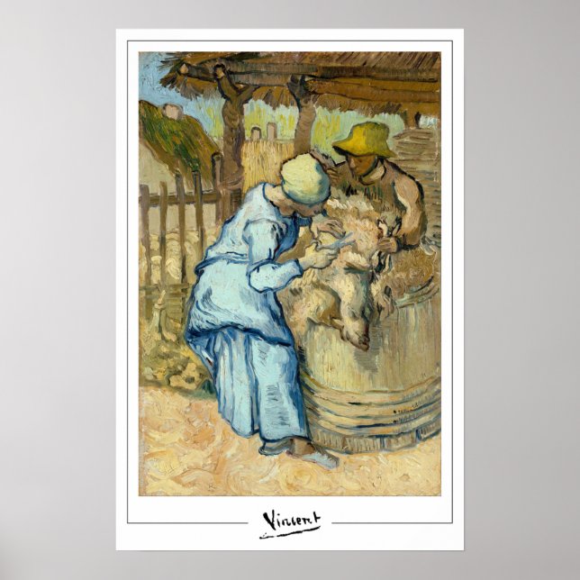 Vincent Van Gogh Zedign Art Poster #54-2 (Front)