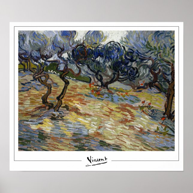 Vincent Van Gogh Zedign Art Poster #55 (Front)