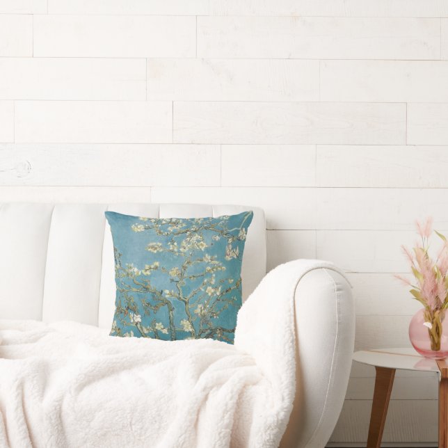 Vincent van Gogh's Almond blossom (1890) Cushion (Couch)