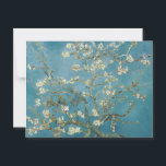 Vincent van Gogh's Almond blossom (1890) Postcard<br><div class="desc">Almond Blossom (1890) by Vincent van Gogh is a beautiful and serene painting that celebrates the arrival of spring. Created in Saint-Rémy-de-Provence, France, this piece was a gift for his newborn nephew, Vincent Willem, the son of his brother Theo. The painting features delicate almond tree branches set against a bright...</div>