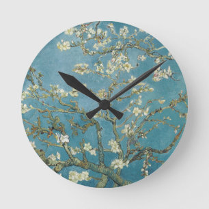 Vincent van Gogh's Almond blossom (1890) Round Clock