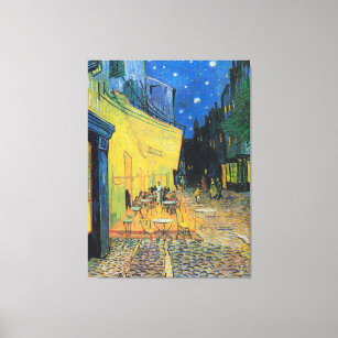Vincent van Gogh's Café Terrace at Night Canvas Print
