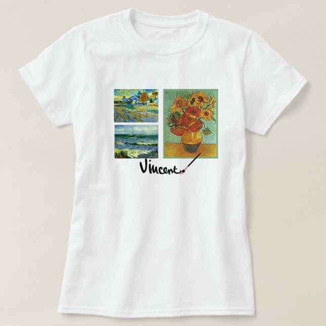 Vincent van Gogh's famous artwork T-Shirt (Design Front)