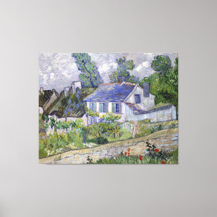 Vincent van Gogh's Houses at Auvers Canvas Print