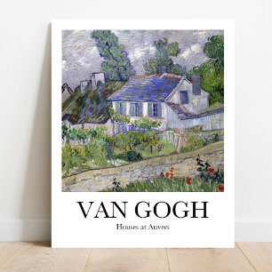 Vincent van Gogh's Houses at Auvers  Poster
