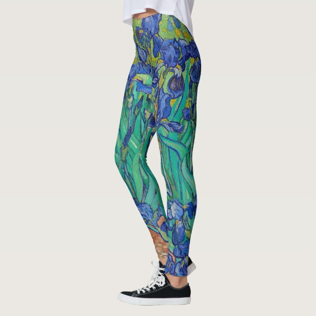Vincent Van Gogh's Irises Leggings (Left)