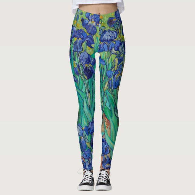 Vincent Van Gogh's Irises Leggings (Front)