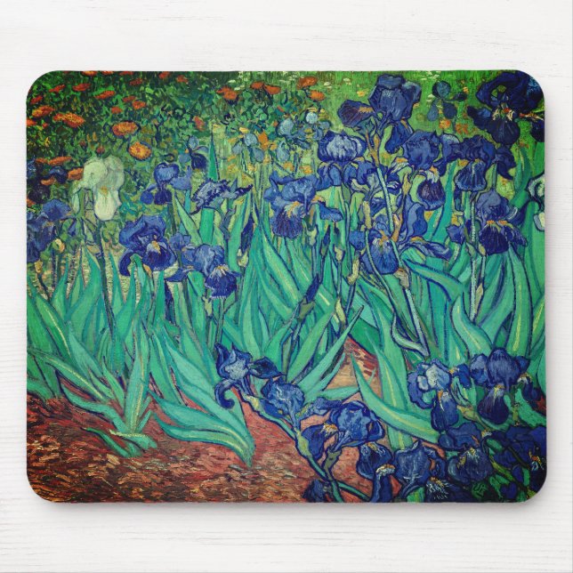 Vincent van Gogh's Irises: Mouse Mat (Front)