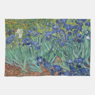 Vincent Van Gogh's Irises. Tea Towel