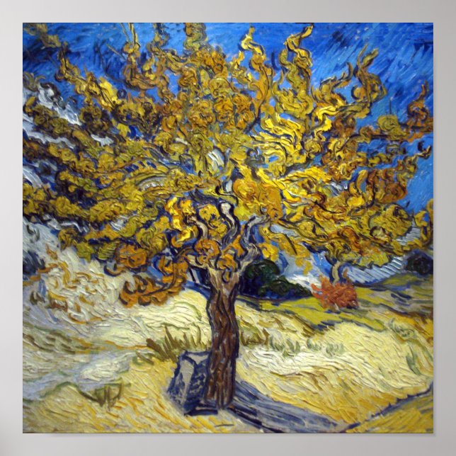 Vincent Van Gogh's Mulberry Tree Poster (Front)