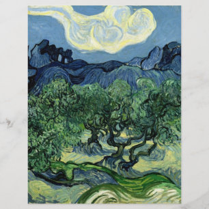Vincent van Gogh's Olive Trees (1889) Flyer