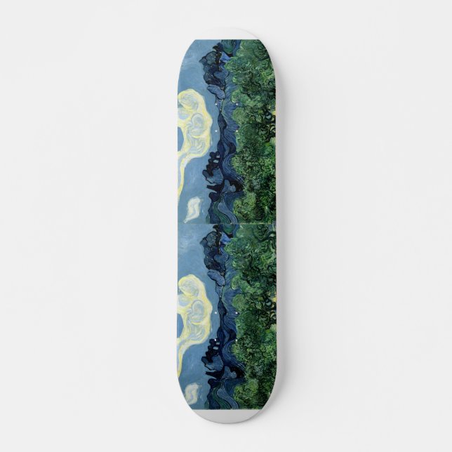 Vincent van Gogh's Olive Trees (1889) Skateboard (Front)