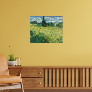 Vincent van Gogh's painting, Green Field, Poster