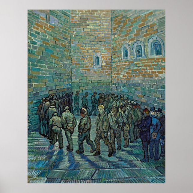 Vincent van Gogh's Prisoners Exercising Poster (Front)