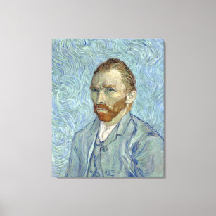 Vincent van Gogh's Self-portrait Canvas Print
