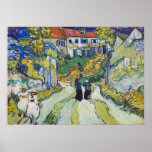 Vincent van Gogh's Stairway at Auvers 1890 Posters<br><div class="desc">Vincent van Gogh's Stairway at Auvers (1890) famous landscape painting. Original from the Saint Louis Art Museum.</div>