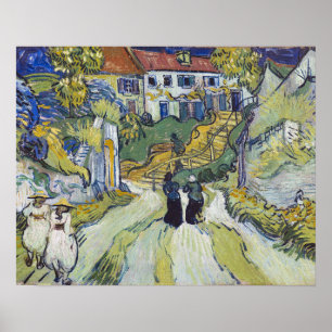 Vincent van Gogh's Stairway at Auvers 1890 Small Poster