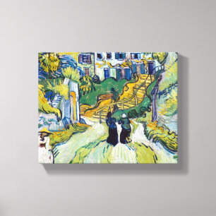 Vincent van Gogh's Stairway at Auvers Canvas Print