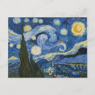 Vincent Van Gogh's Starry Night Postcard