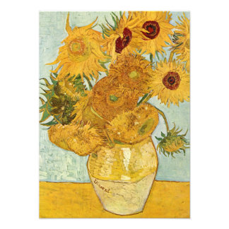 Vincent van Gogh's Stilleben mit 12 Sonnenblumen Photo Print