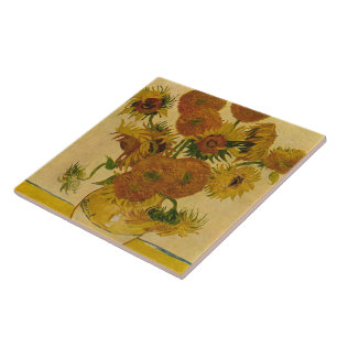 Vincent van Gogh's Sunflowers, 1878 Tile
