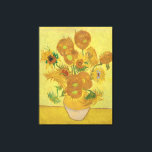 Vincent van Gogh's Sunflowers Canvas Print<br><div class="desc">Vincent van Gogh's Sunflowers Canvas Print
Vincent van Gogh's Sunflowers (1888)</div>
