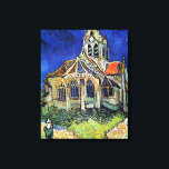 Vincent van Gogh's The Church at Auvers Canvas Print<br><div class="desc">"The Church at Auvers" is one of the famous paintings created by Vincent van Gogh in 1890, just a few weeks before his death. It depicts the Notre-Dame de l'Assomption, a church in the small French village of Auvers-sur-Oise, where van Gogh spent the last months of his life. The painting...</div>