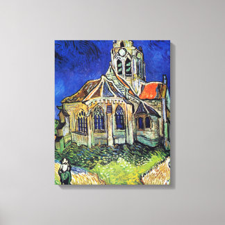 Vincent van Gogh's The Church at Auvers Canvas Print