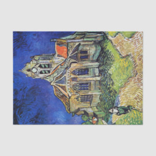 Vincent van Gogh's The Church at Auvers Tissue Paper