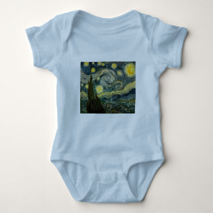 Vincent van Gogh's The Starry Night (1889) Baby Bodysuit