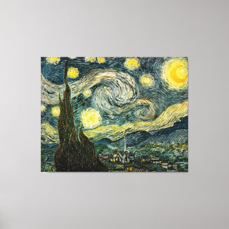 Vincent van Gogh's The Starry Night (1889) Canvas Print