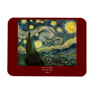 Vincent van Gogh's The Starry Night (1889) Magnet